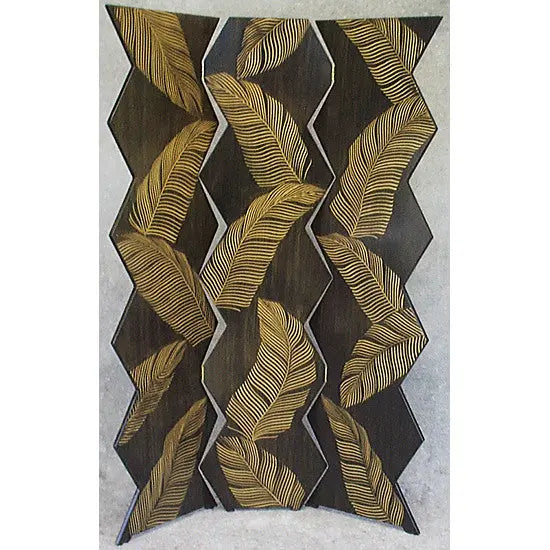 Grant Noren Palm Folding Screen, Artistic Artisan Designer Folding Screens