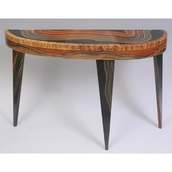 Grant Noren Yucatan French Curve Console Table, Artistic Artisan Designer Tables