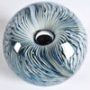 Grateful Gathers Glass By Danny Polk Jr Aquanacci Spherical Feathered Paperweight Artisan Crafted Hand Blown American Art Glass