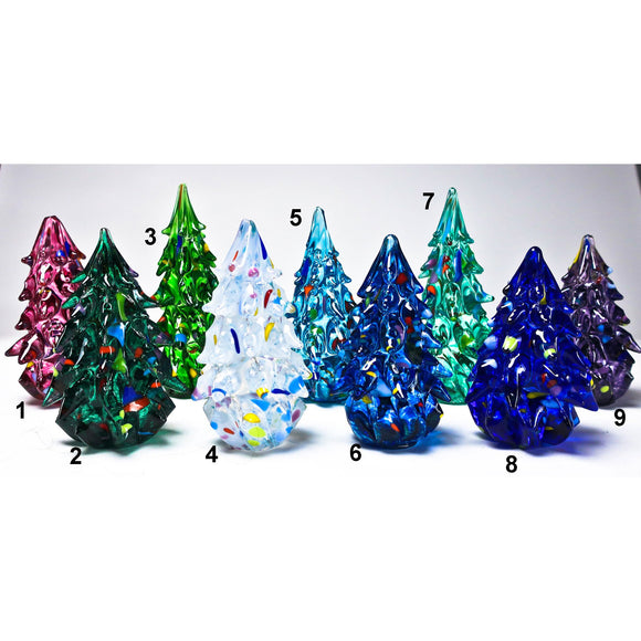 Grateful Gathers Glass By Danny Polk Jr Decorated Trees Artisan Crafted Hand Blown American Art Glass