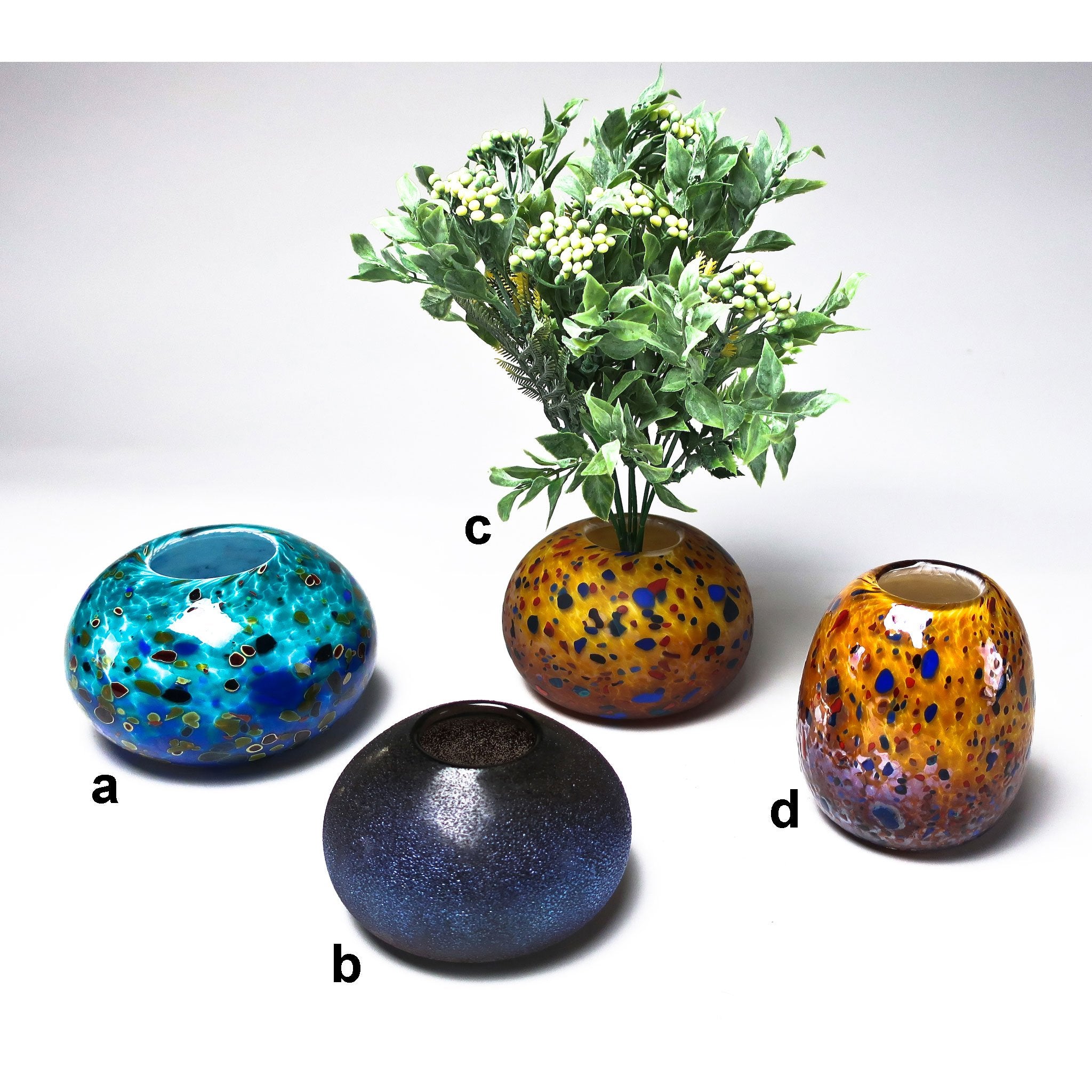 Grateful Gathers Glass By Danny Polk Jr Glossy and Frosted Ikebana Vases  Artisan Crafted Hand Blown American Art Glass – Sweetheart Gallery:  Contemporary Craft Gallery, Fine American Craft, Art, Design, Handmade Home