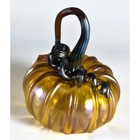 Grateful Gathers Glass By Danny Polk Jr Pumpkin 1 Artisan Crafted Hand Blown American Art Glass