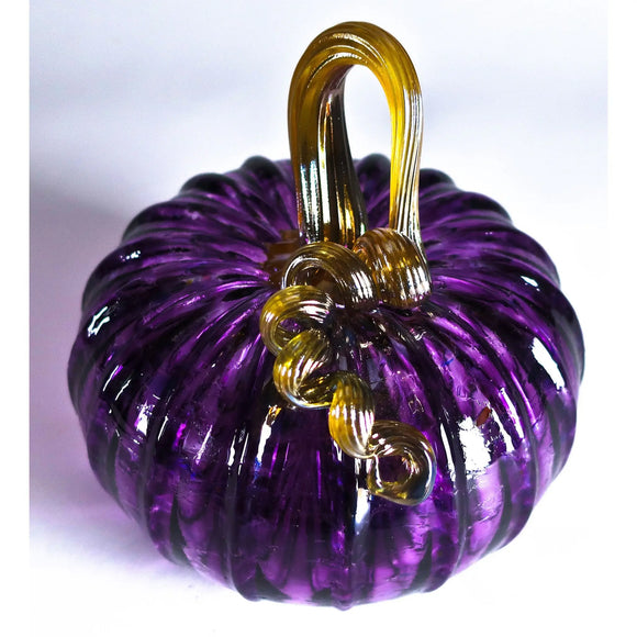 Grateful Gathers Glass By Danny Polk Jr Pumpkin 10 Artisan Crafted Hand Blown American Art Glass