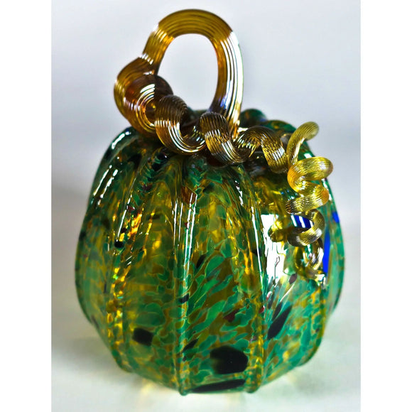 Grateful Gathers Glass By Danny Polk Jr Pumpkin 12 Artisan Crafted Hand Blown American Art Glass