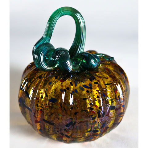 Grateful Gathers Glass By Danny Polk Jr Pumpkin 14 Artisan Crafted Hand Blown American Art Glass