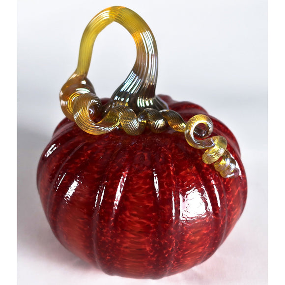 Grateful Gathers Glass By Danny Polk Jr Pumpkin 4 Artisan Crafted Hand Blown American Art Glass