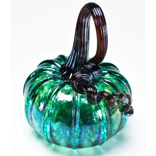 Grateful Gathers Glass By Danny Polk Jr Pumpkin 5 Artisan Crafted Hand Blown American Art Glass