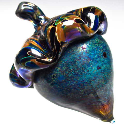 Grateful Gathers Glass by Danny Polk Jr Acorn Sculpture 7 Hand Blown American Art Glass
