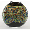 Grateful Gathers Glass by Danny Polk Lithosphere Flat Vase Hand Blown American Art Glass