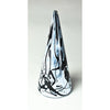 Grateful Gathers Glass by Danny Polk Moonlight Jazz Cyclone Vase Hand Blown American Art Glass