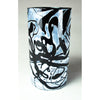 Grateful Gathers Glass by Danny Polk Moonlight Jazz Cylinder Vase Hand Blown American Art Glass