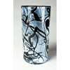 Grateful Gathers Glass by Danny Polk Moonlight Jazz Cylinder Vase Hand Blown American Art Glass