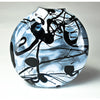 Grateful Gathers Glass by Danny Polk Moonlight Jazz Flat Vase Hand Blown American Art Glass