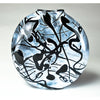 Grateful Gathers Glass by Danny Polk Moonlight Jazz Flat Vase Hand Blown American Art Glass
