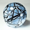 Grateful Gathers Glass by Danny Polk Moonlight Jazz Sphere Vase Hand Blown American Art Glass
