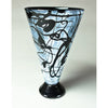 Grateful Gathers Glass by Danny Polk Moonlight Jazz V Vase Hand Blown American Art Glass