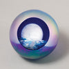 Handblown Glass Celestial Goodnight Moon Paperweight By Glass Eye Studio Artistic Artisan Crafted Paperweights