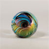 Handblown Glass Fireball Paperweight in Twilight By Glass Eye Studio Artistic Artisan Crafted Paperweights