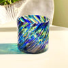 Handblown Glass  Drinker Glasses by Glass Eye Studio Ocean Twist, set of two