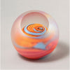 Handblown Glass Planetary Paperweight in Jupiter By Glass Eye Studio Artistic Artisan Crafted Paperweights