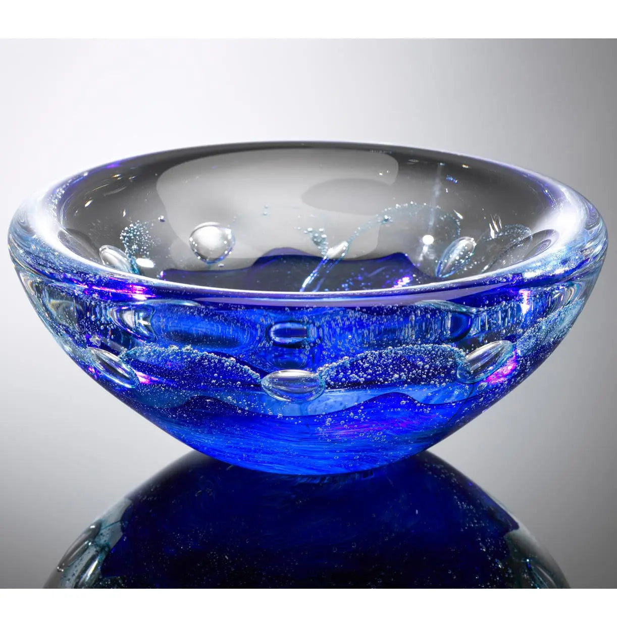 Charcoal Nesting Bowls  Handcrafted Glass Bowls — Hoppe Shoppe