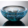 Hot Glass Alley Jake Pfeifer Foil Swedish Jade Green Bowl Artistic Handblown Glass