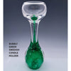 M. Bubbly Candle Holder in Green