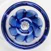 Hot Glass Alley Jake Pfeifer Shell Swedish Cerulean Blue Bowl Artistic Handblown Glass