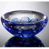 Hot Glass Alley Jake Pfeifer Shell Swedish Cerulean Blue Bowl Artistic Handblown Glass