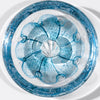 Hot Glass Alley Jake Pfeifer Shell Swedish Ocean Blue Bowl Artistic Handblown Glass