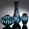 Hot Glass Alley Jake Pfeifer Treasure Optic Stripe Vases Artistic Handblown Glass