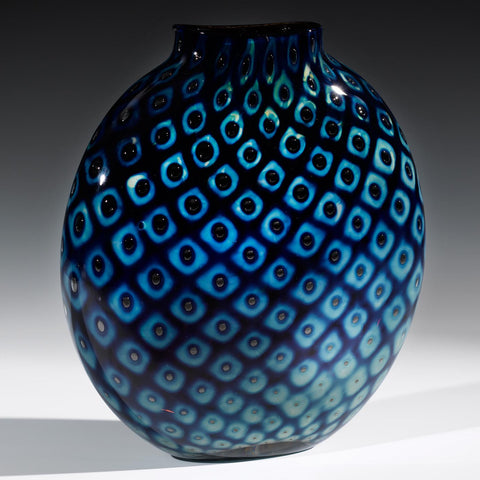 Hot Glass Alley Jake Pfeifer Treasure Pill Pineapple Vase Artistic Handblown Glass