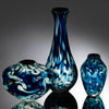 Hot Glass Alley Jake Pfeifer Treasure Pinch and Twist Vases Artistic Handblown Glass