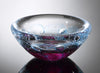 Hot Glass Alley Jake Pfeifer Foil Swedish Pink Bowl Artistic Handblown Glass
