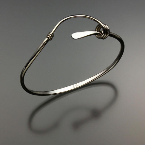 John Tzelepis Jewelry Sterling Silver Bracelet BRA540-3 Handcrafted Artistic Artisan Designer Jewelry