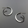 John Tzelepis Jewelry Sterling Silver or 14K Gold Earrings EAR012MDSS-2 Handcrafted Artistic Artisan Designer Jewelry