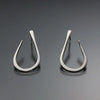 John Tzelepis Jewelry Sterling Silver or 14K Gold Earrings EAR030SMSS Handcrafted Artistic Artisan Designer Jewelry