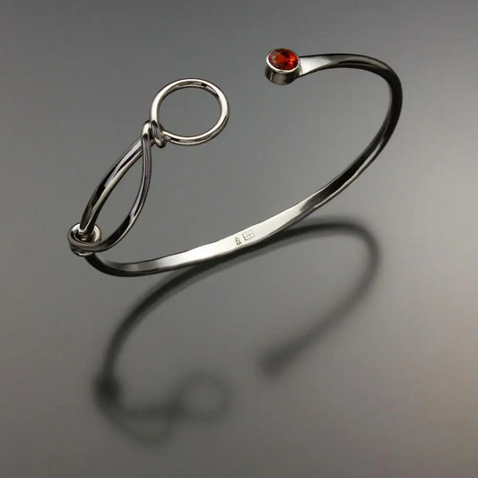 Mexican Fire Opal Bracelet BRA520MFO Sterling Silver .jpg