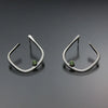 John Tzelepis Jewelry Sterling Silver or 14K Gold Peridot Earrings EAR050SSPR Handcrafted Artistic Artisan Designer Jewelry