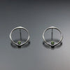 John Tzelepis Jewelry Sterling Silver or 14K Gold Peridot Earrings EAR070SMSSPR Handcrafted Artistic Artisan Designer Jewelry