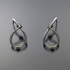 John Tzelepis Jewelry Sterling Silver and 14K Gold Small Earrings  EAR190SM-1 Handcrafted Artistic Artisan Designer Jewelry