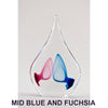 Mid Blue and Fuchsia Friends