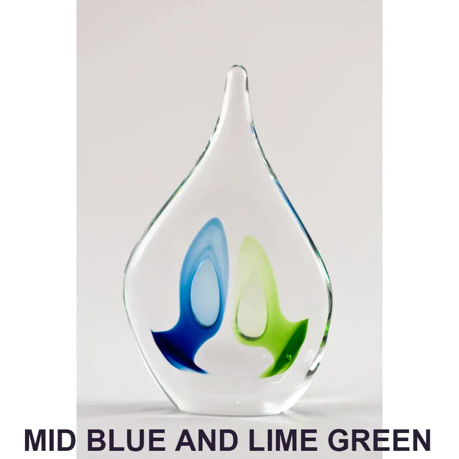 Mid Blue and Lime Green Friends