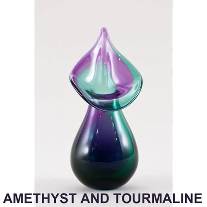 Amethyst and Tourmaline Small Vase