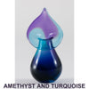 Amethyst and Turquoise Small Vase