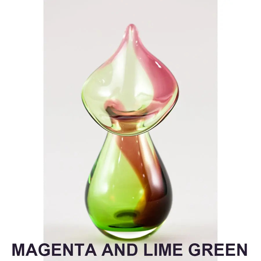 E. Amethyst and Tourmaline Small Vase