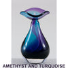 Amethyst and Turquoise Oil Lamp