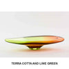 Terra Cotta and Lime Green