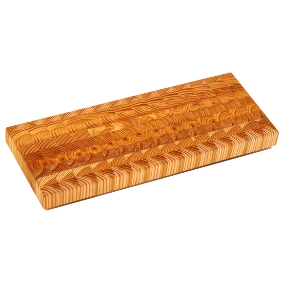 Larch Wood Double Cheese DC End Grain Cutting Board