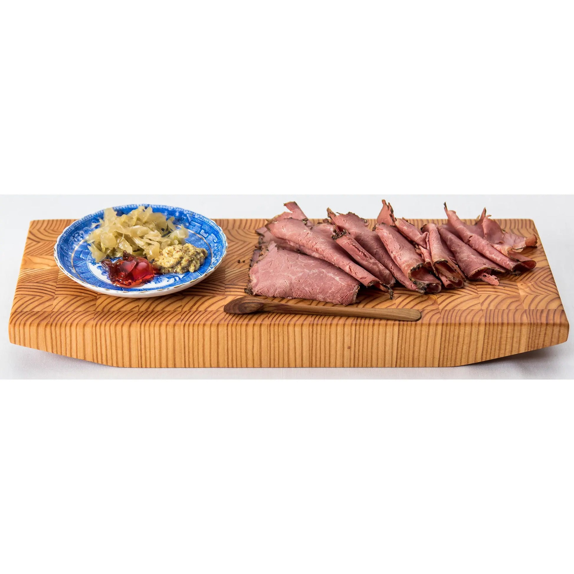 Ki Small KISM End Grain Serving Board by Larch Wood detail 2